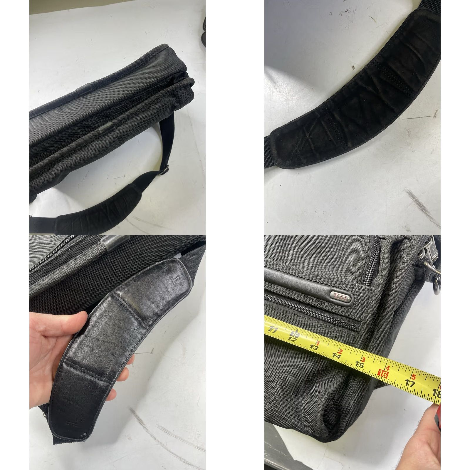 Tumi TUMI 26130D4 ESSENTIAL BRIEF FXT Ballistic Nylon Laptop Briefcase Black Messenger Bag Size US 31 - 8 Thumbnail