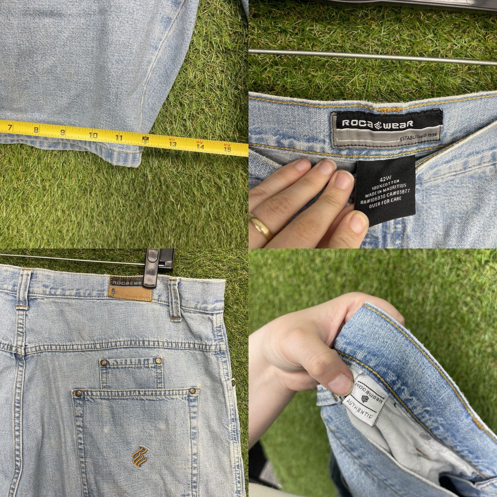 Rocawear Vintage Rocawear Jeans Shorts Mens 42 x14 Baggy Loose 90s Oversized Skater Y2K Baggy Rocawear Jeans Shorts Mens 42 x14 80s 90s Skater Y2K Baggy Size US 42 / EU 58 - 9 Thumbnail