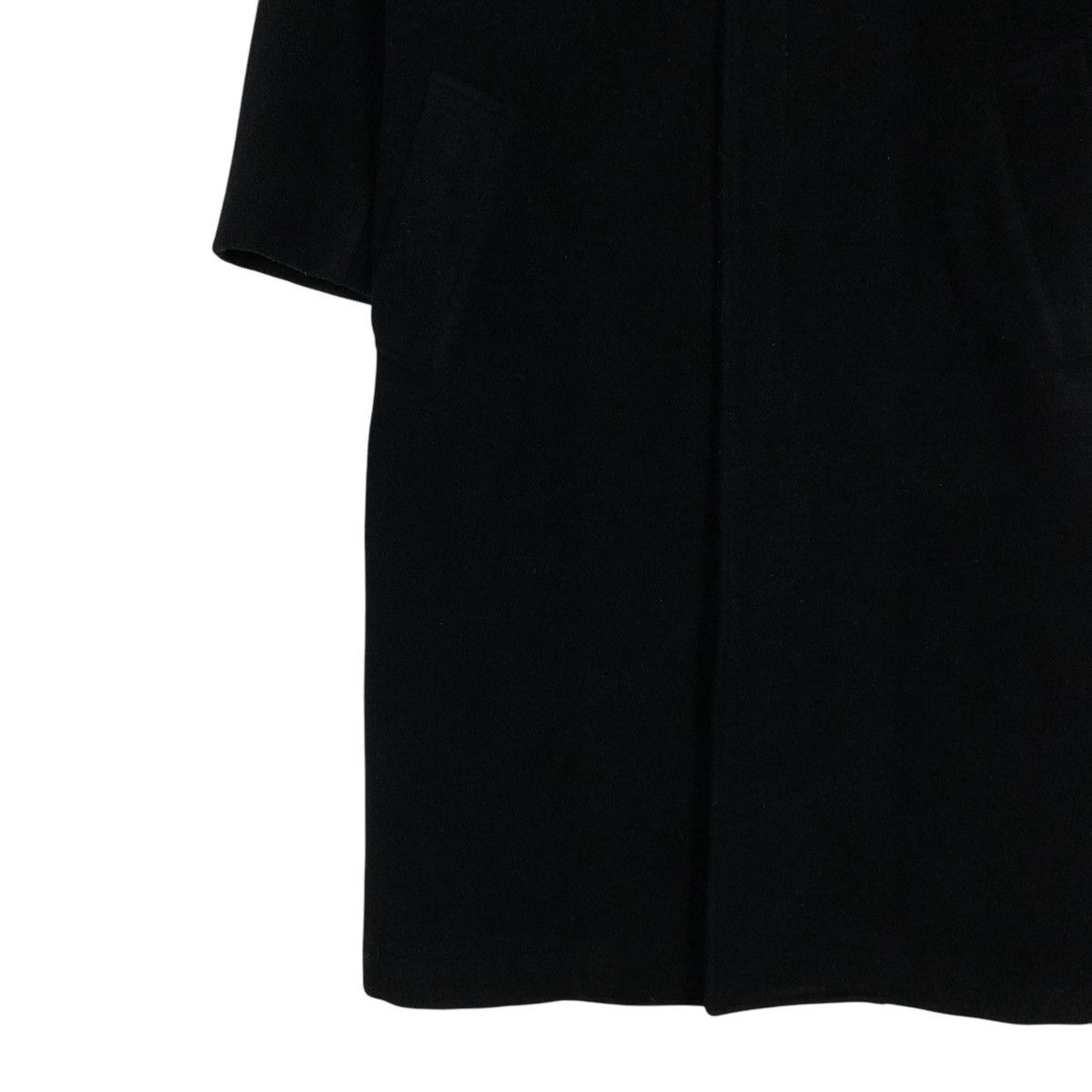 Yohji Yamamoto 🔥VINTAGE WOOL LONG JACKET WORKSHOP YOHJI YAMAMOTO RICH BLACK Size US M / EU 48-50 / 2 - 6 Thumbnail