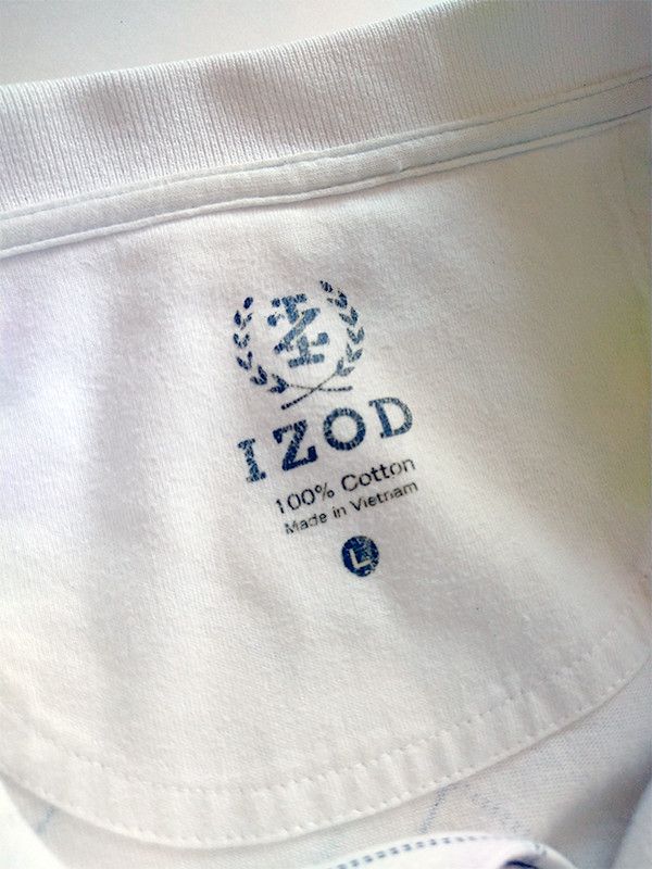 Izod IZOD Cotton Golf Polo Shirt Size Large S/S Short Sleeve Size US L / EU 52-54 / 3 - 3 Thumbnail