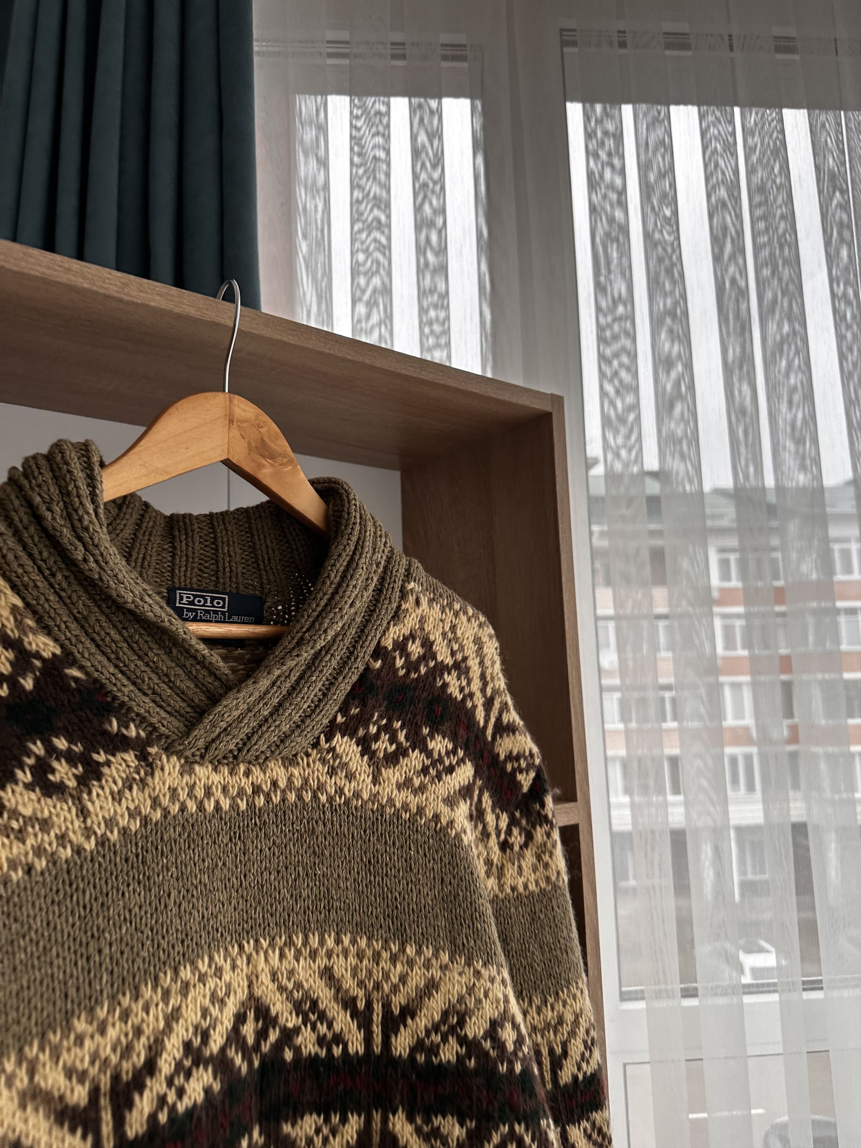 Polo Ralph Lauren Vintage Polo Ralph Lauren RRL Hand Knit Wool Pocket Sweater Size US L / EU 52-54 / 3 - 7 Thumbnail