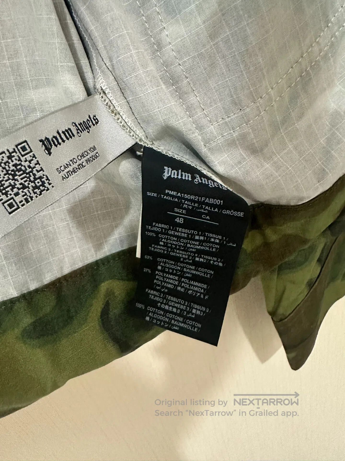 Palm Angels palm angels camo work jacket size 48. Size US M / EU 48-50 / 2 - 3 Thumbnail