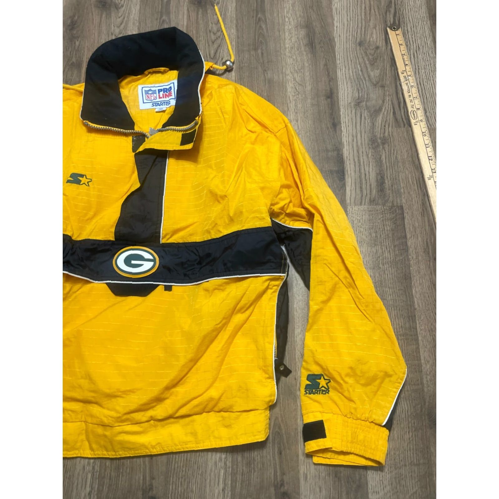 NFL VINTAGE ProLine Jacket Mens MED Green Bay Packers NFL Starter Team Apparel Coat Size US M / EU 48-50 / 2 - 4 Thumbnail