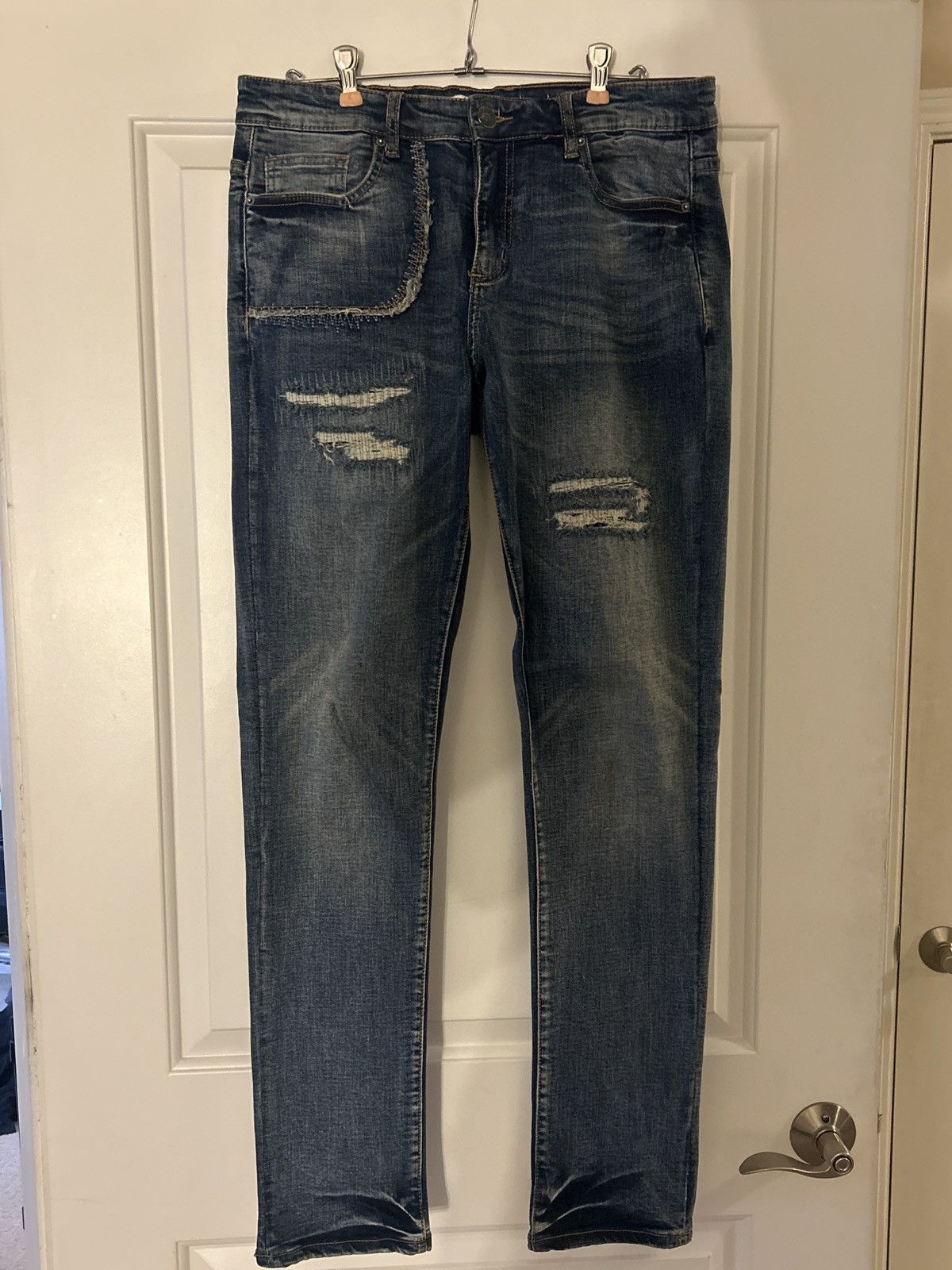 Embellish Embellish Rip and Repair Jeans Size US 34 / EU 50 - 1 Thumbnail