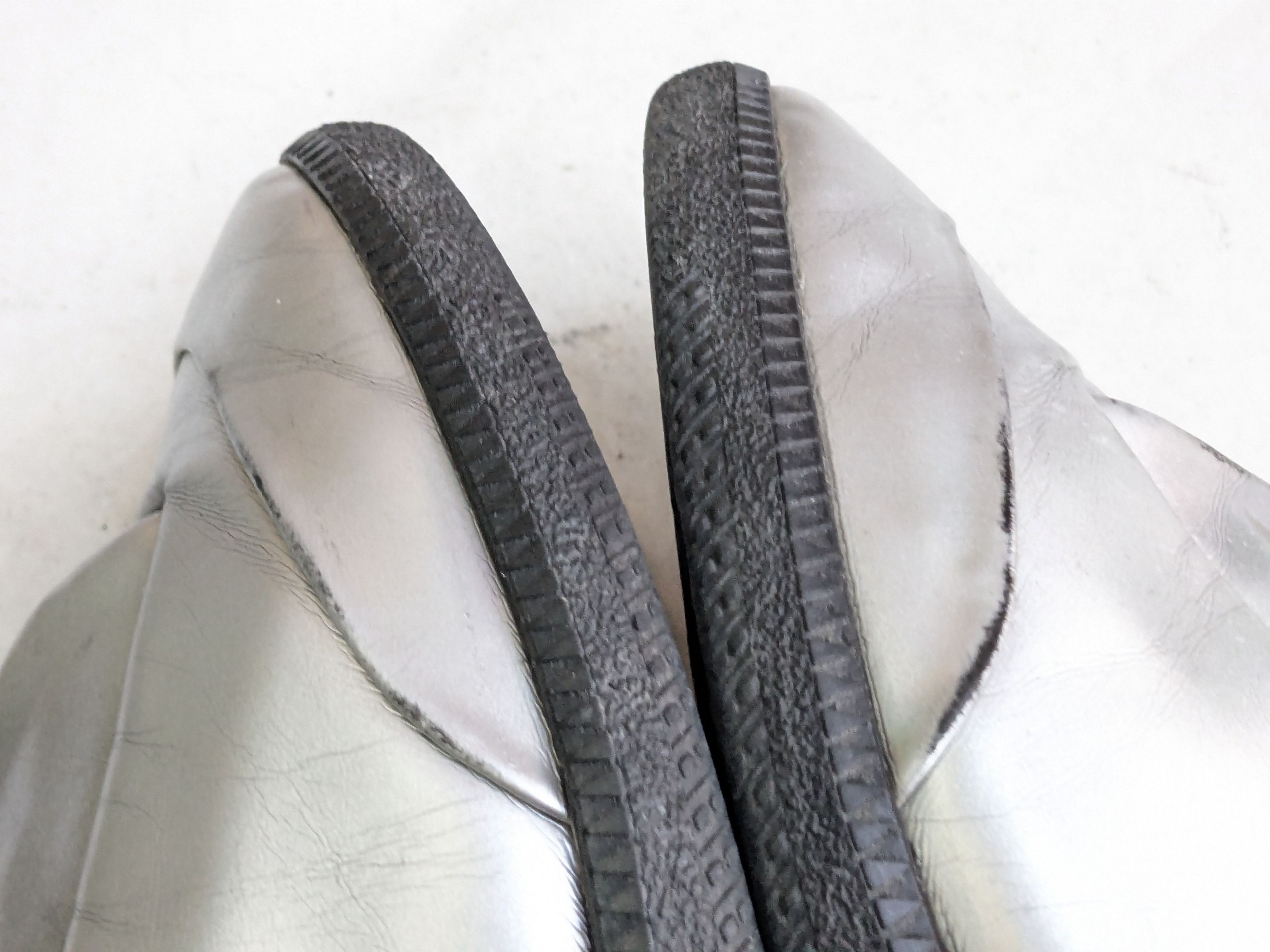Maison Margiela Maison Margiela Future Silver Black 11 44 Leather High Tops Size US 11 / EU 44 - 10 Thumbnail