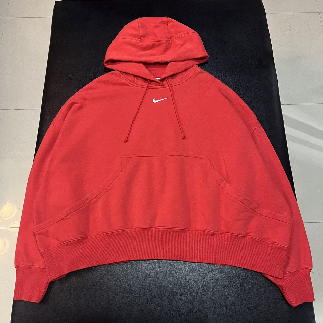 Nike Nike Center Swoosh Boxy Hoodie Womens Red Size XL / US 12-14 / IT 48-50 - 5 Thumbnail