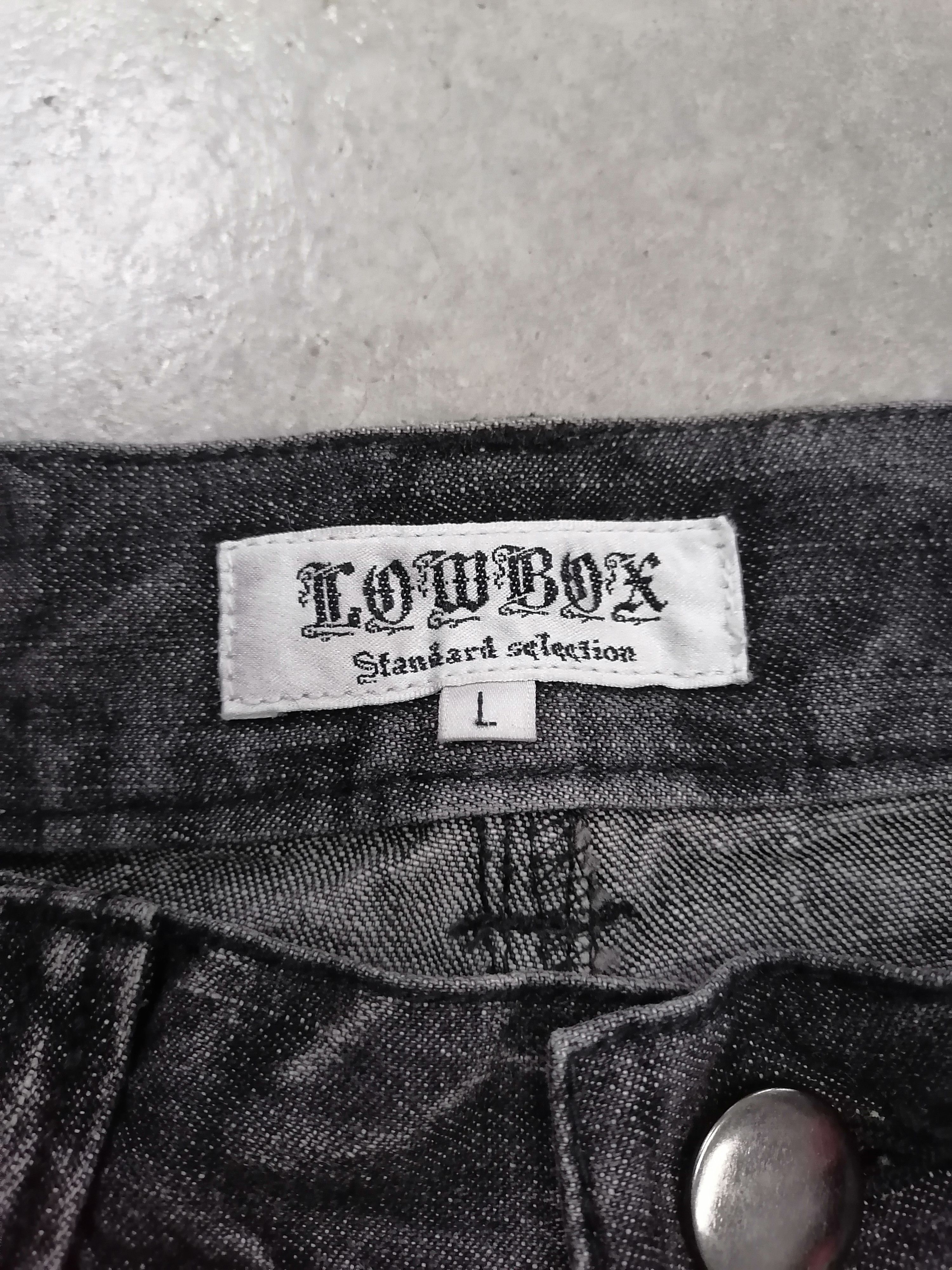 LOWBOX Flare Jeans Lowbox Claw Mark Fringe Multipocket Denim Pants Size US 32 / EU 48 - 6 Thumbnail