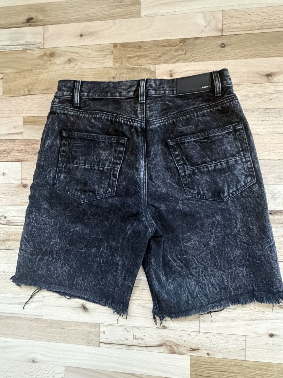 Amiri Grey Amiri Denim Short Size US 31 - 6 Thumbnail