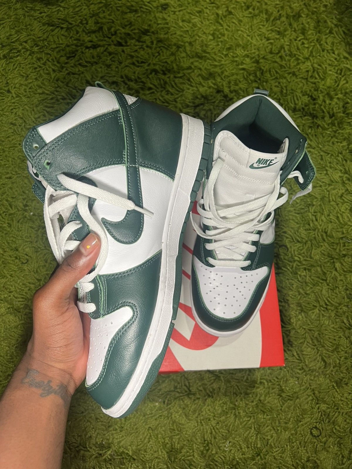 Nike Nike Dunk High Spartan Size US 9.5 / EU 42-43 - 2 Thumbnail