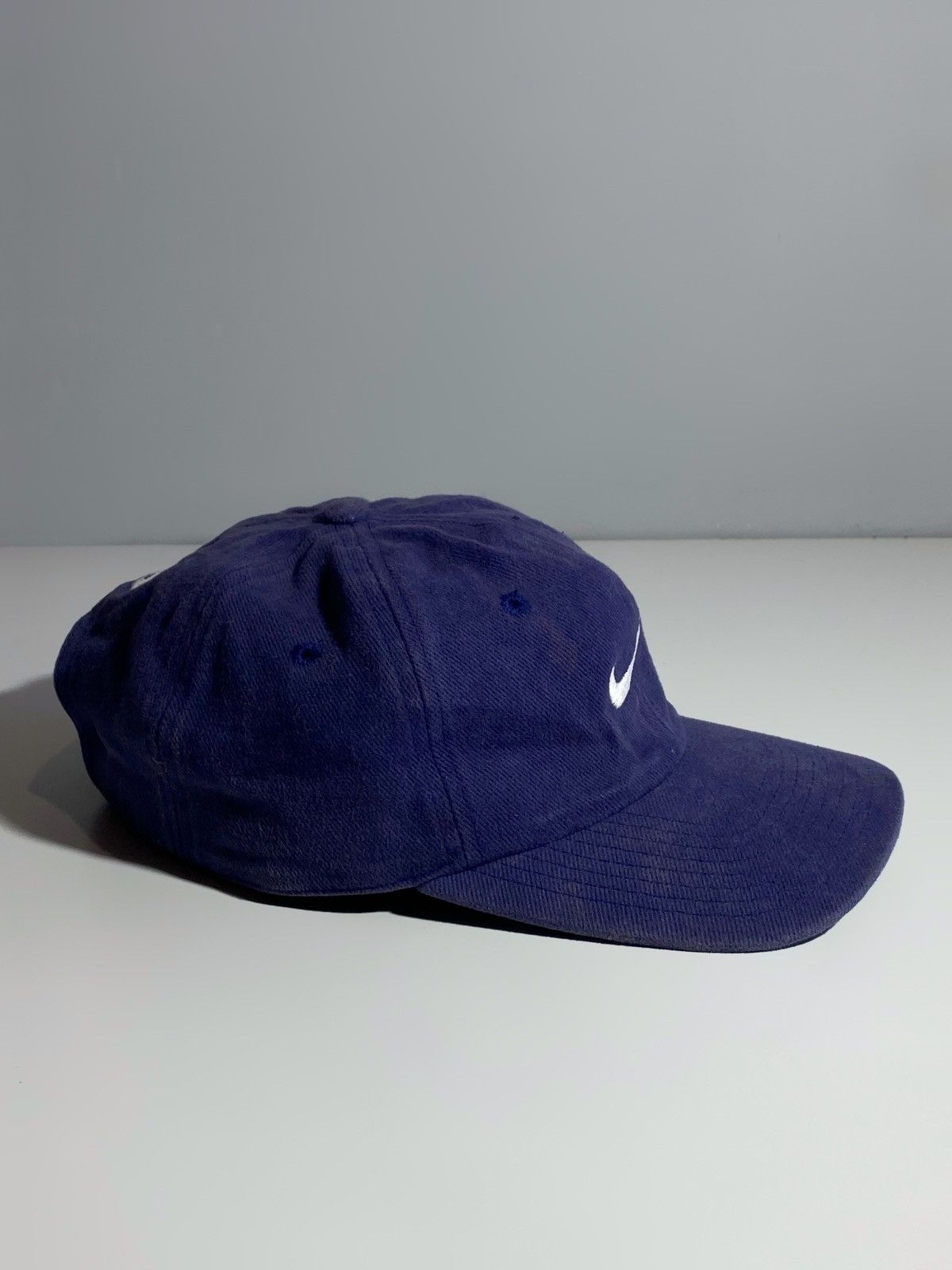 Nike Vintage 90s Nike Swoosh Logo Cap Size ONE SIZE - 3 Thumbnail