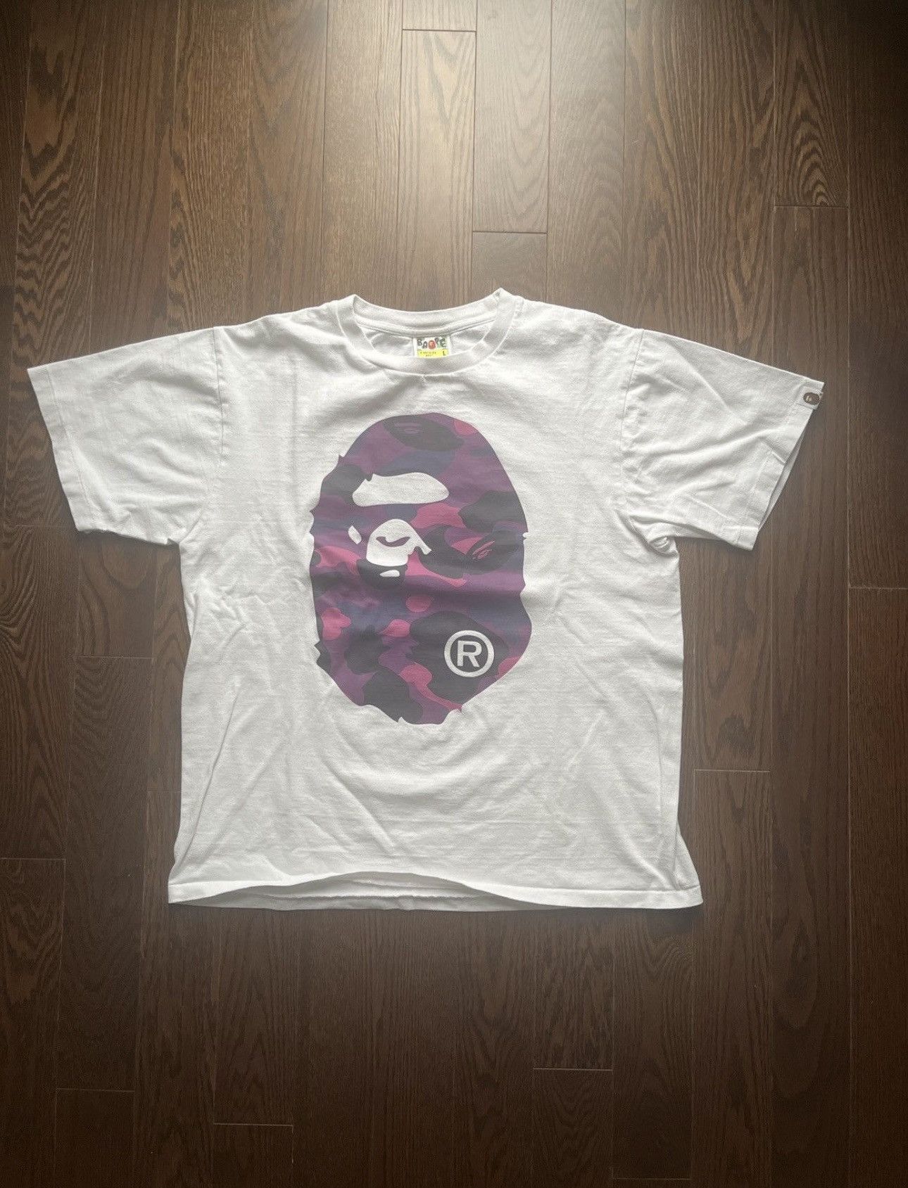 Bape Colour Camo Big Ape Head Tee Size US L / EU 52-54 / 3 - 1 Thumbnail