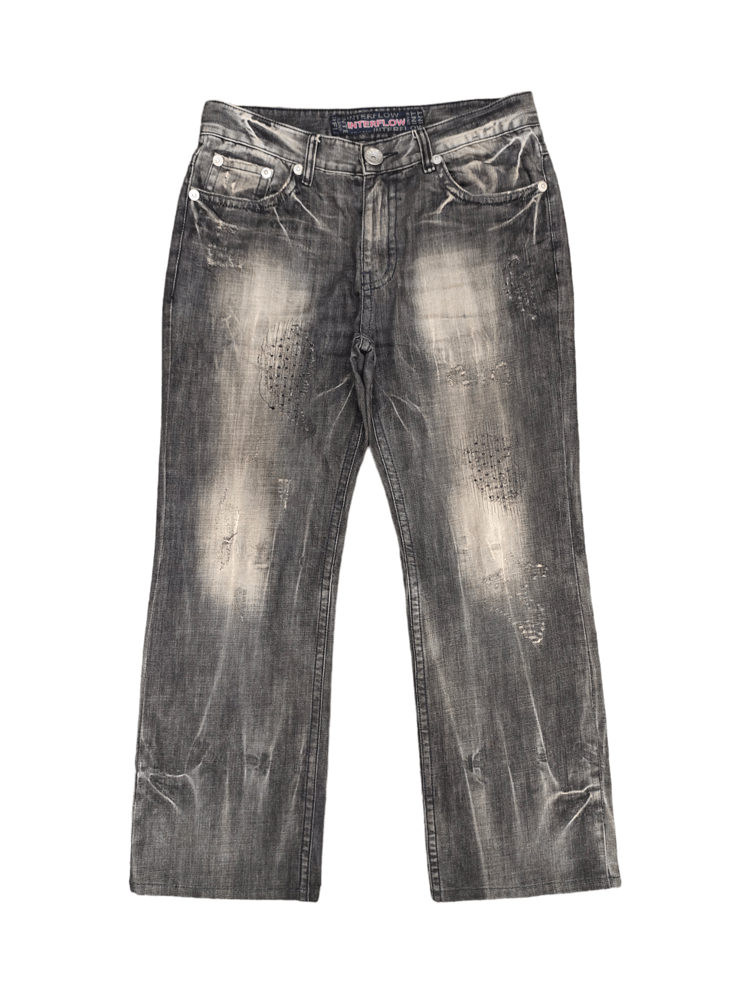 Hysteric Glamour Wide Leg Jeans Interflow Clawmark Denim Jeans Size US 32 / EU 48 - 1 Thumbnail