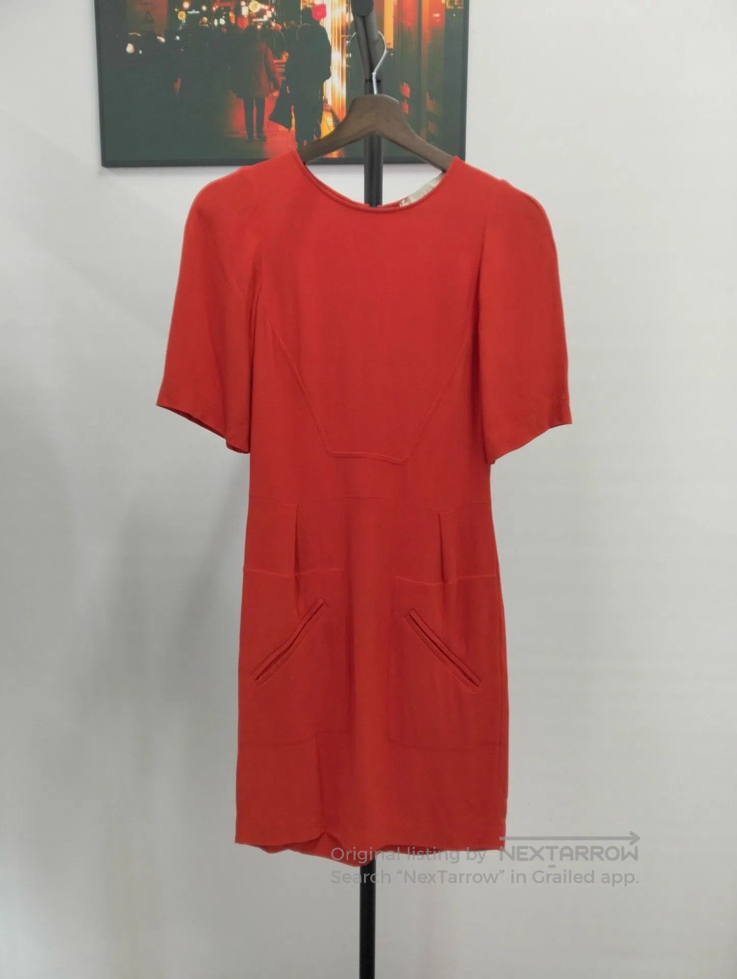 Stella McCartney STELL/McC RTNER Red Short-Sleeve Dress. Size S / US 4 / IT 40 - 1 Thumbnail