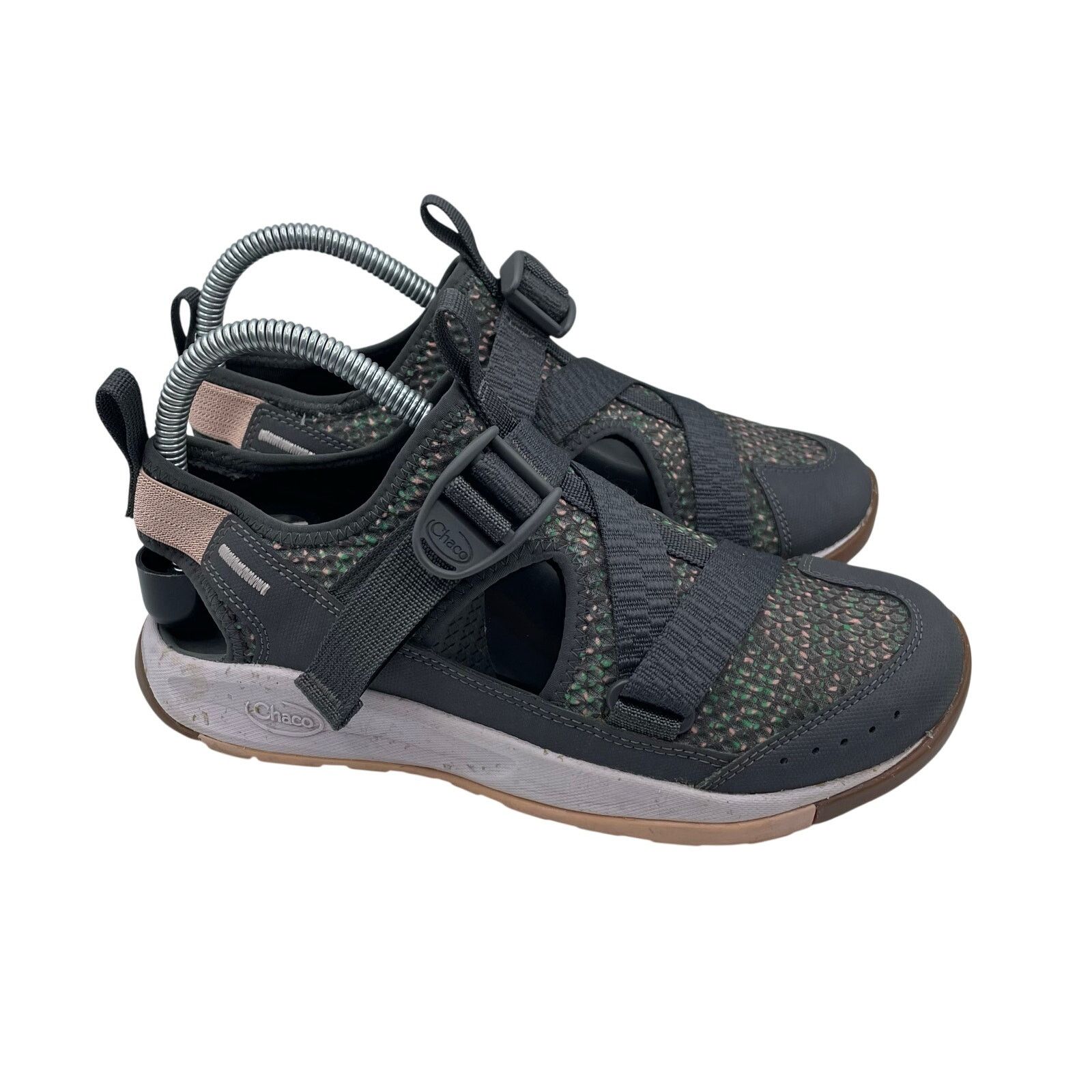 Chaco Chaco Odyssey Wax Iron Sandals Water Hiking Gray Womens 7 Size US 7 / IT 37 - 3 Thumbnail