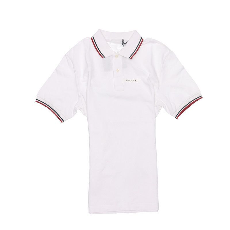 Prada Prada Striped Logo Polo Shirt-2506 Size US M / EU 48-50 / 2 - 5 Thumbnail