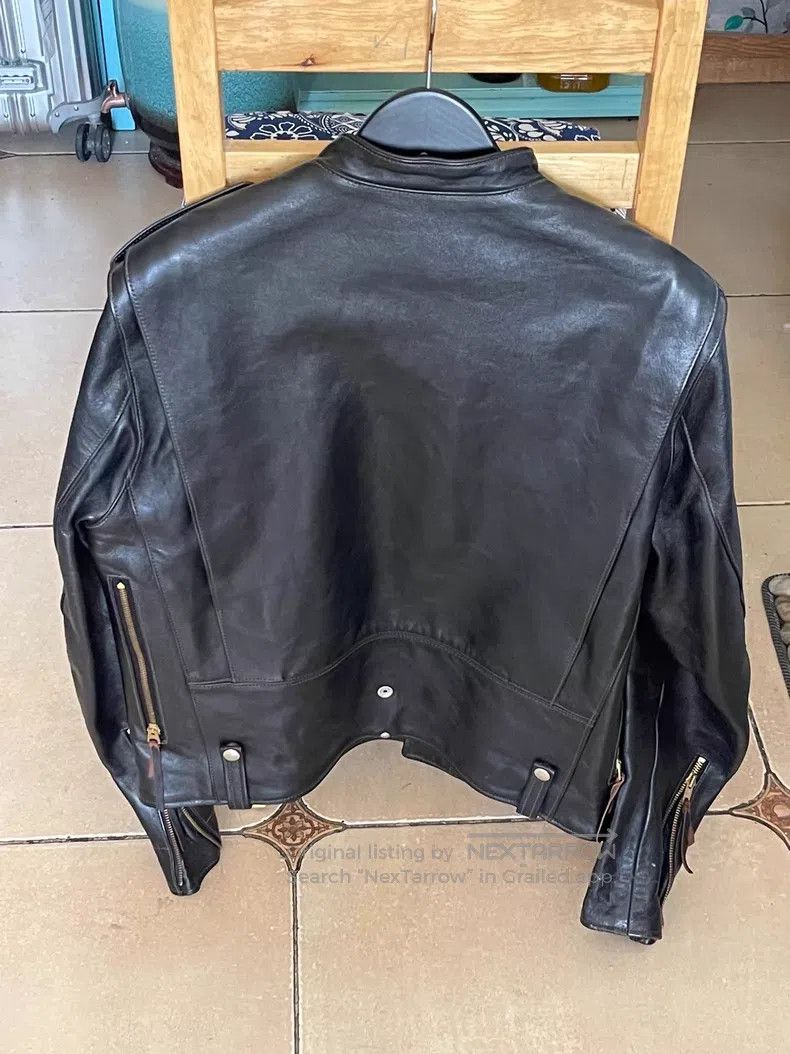Buco Buco J31 double-breasted horseskin leather jacket Size US XXL / EU 58 / 5 - 2 Thumbnail