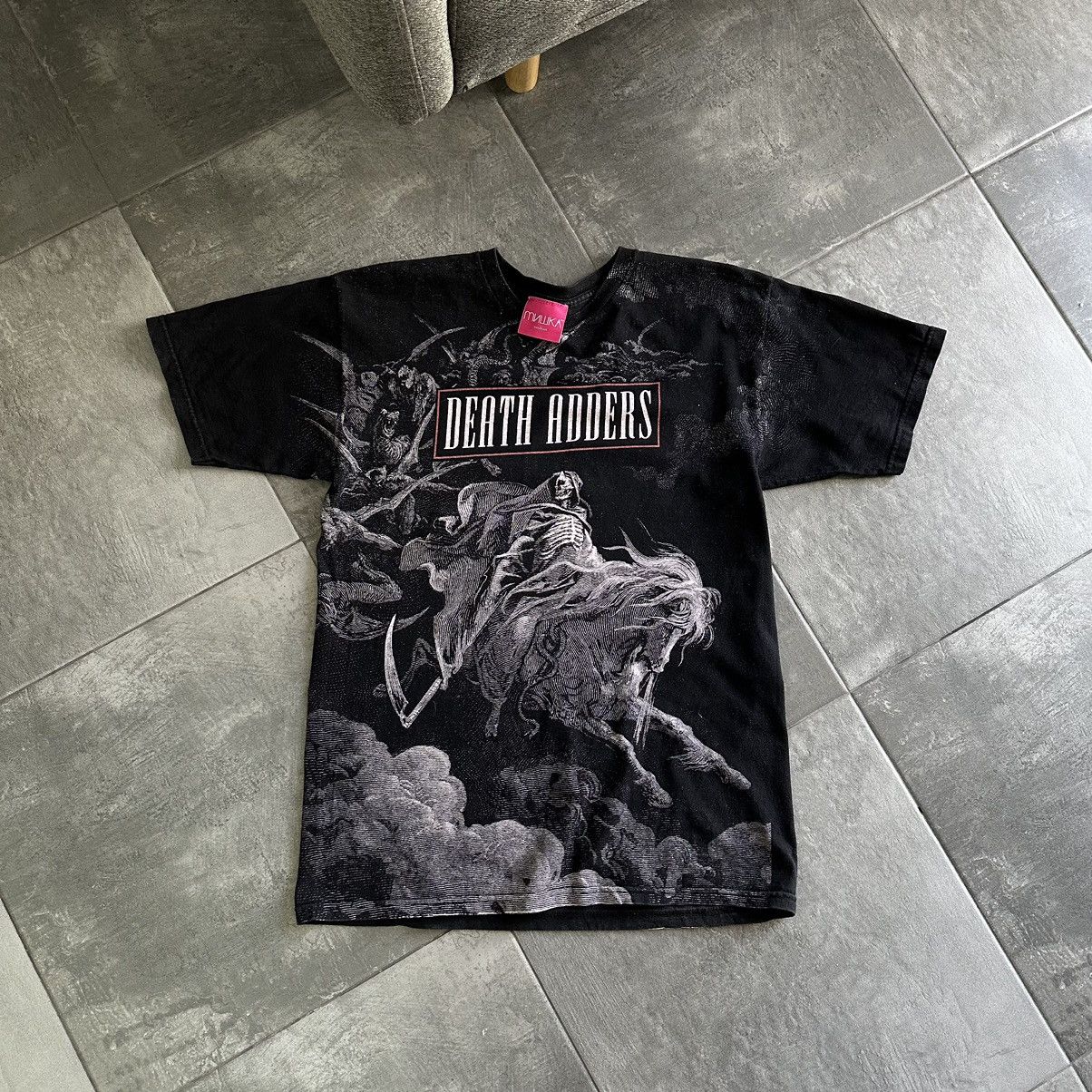 Mishka × Vintage Vintage Death Adders Mishka T-shirts Made In USA Band Y2K Size US M / EU 48-50 / 2 - 2 Thumbnail