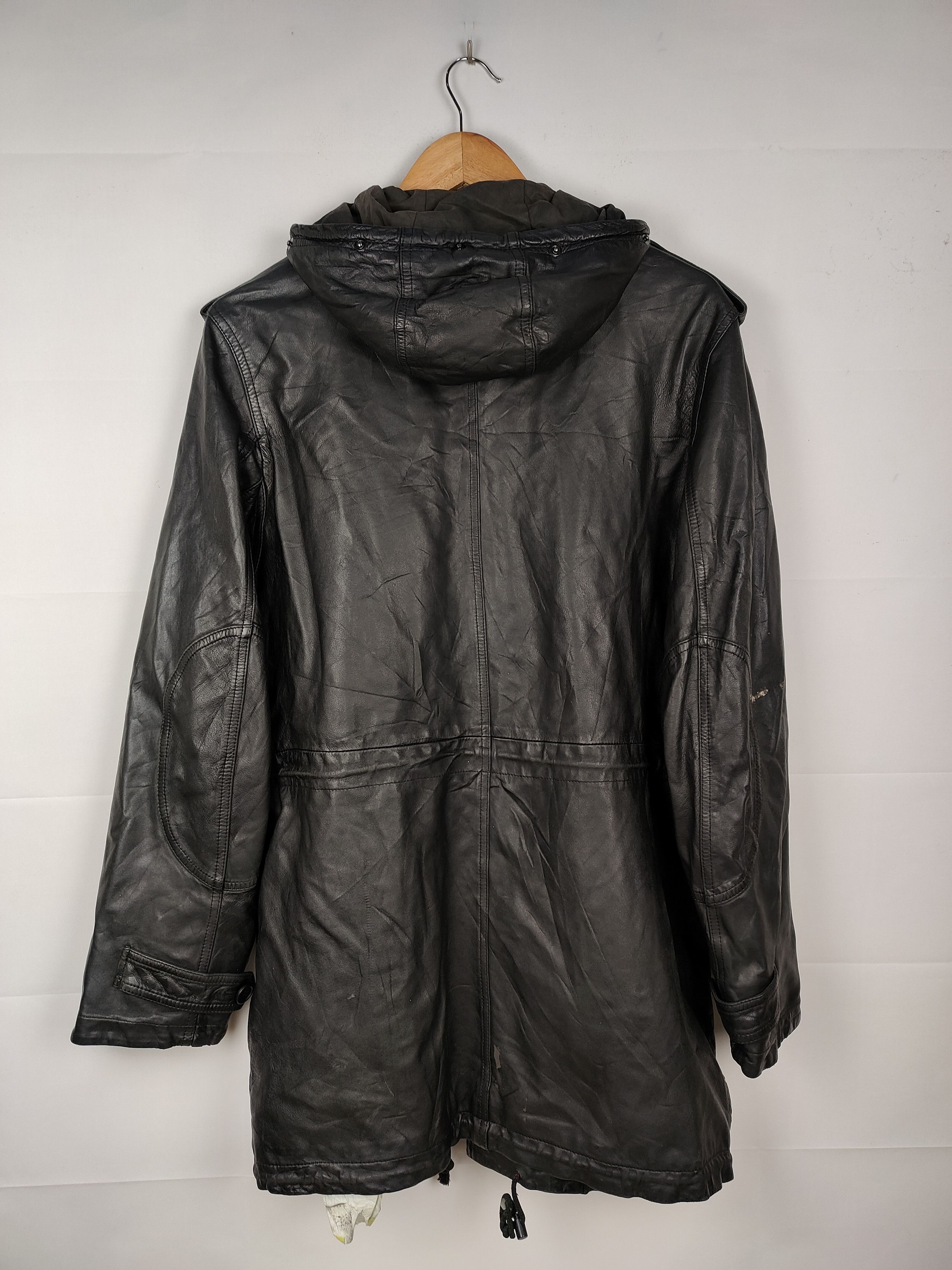 Paul Smith Paul Smith Hooded Leather Jacket Size US M / EU 48-50 / 2 - 6 Thumbnail