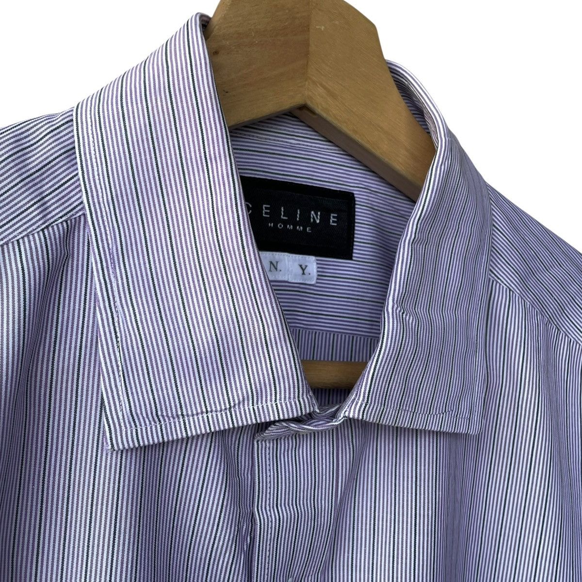 Celine Celine Homme Paris Designer Smart Casual Shirt Size US L / EU 52-54 / 3 - 4 Thumbnail