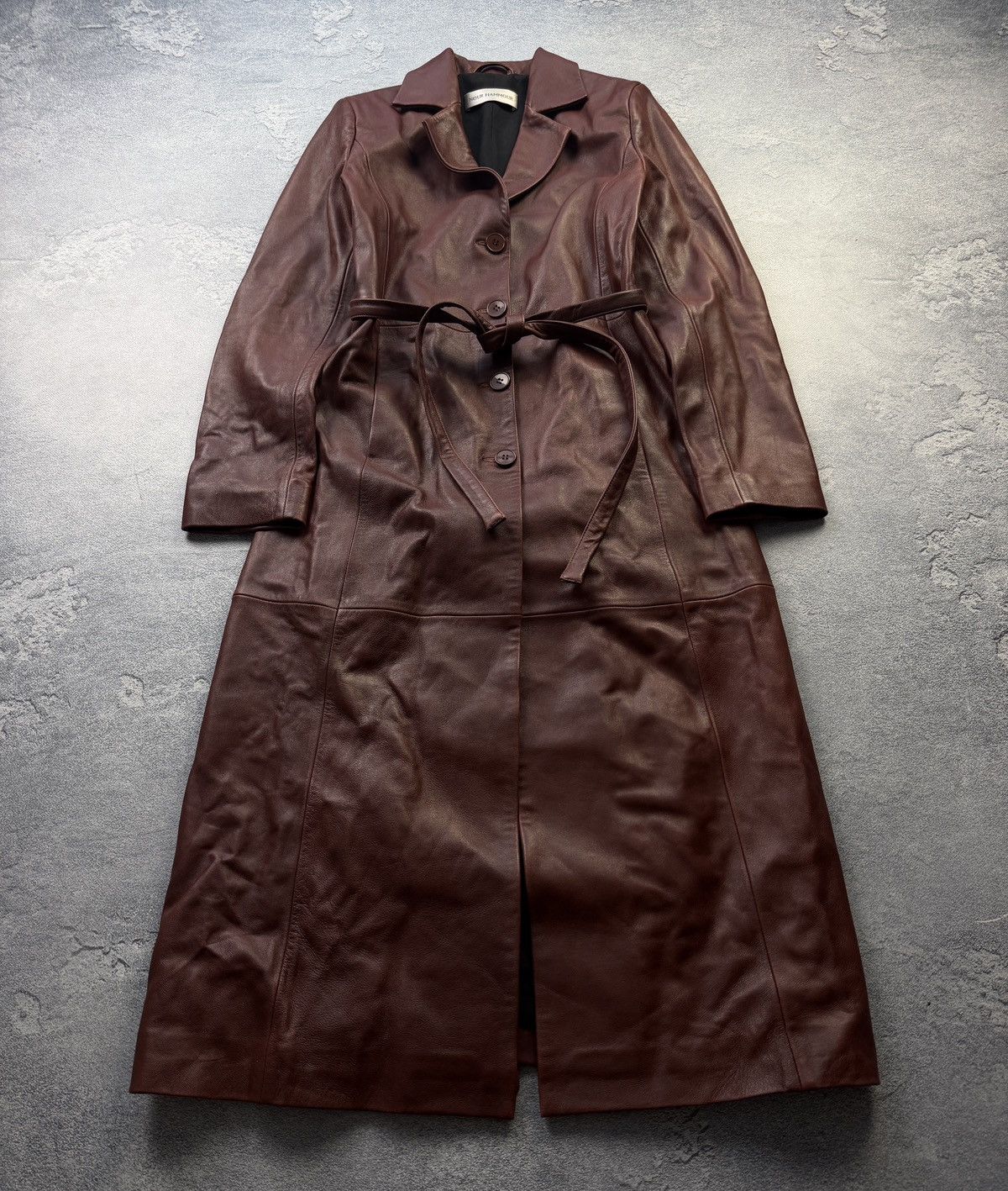 Nour Hammour Nour Hammour Leather Trench Coat Jacket Size S / US 4 / IT 40 - 1 Thumbnail