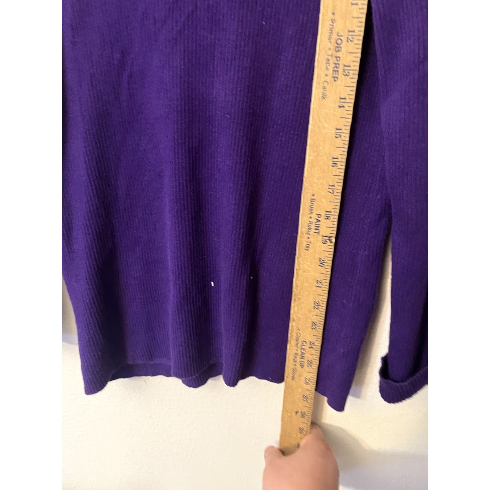 Ralph Lauren Ralph Lauren Women's Sweater Cardigan Purple Button Long Sleeve Petite Large Size L / US 10 / IT 46 - 4 Thumbnail