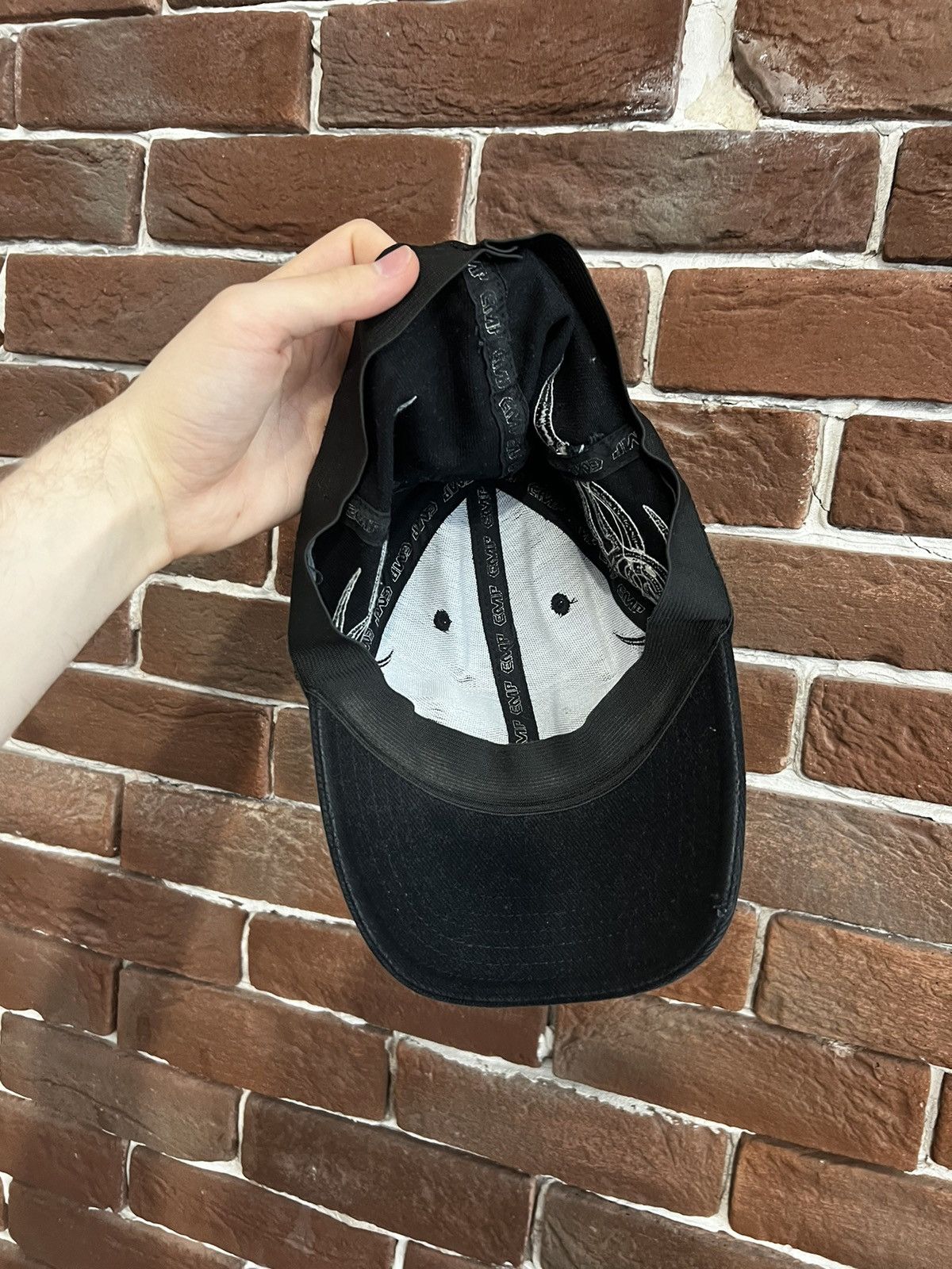 Tribal Streetwear Vintage Y2k 00s Tribal Rave Black Rock Metal Cap Hat Size ONE SIZE - 4 Thumbnail