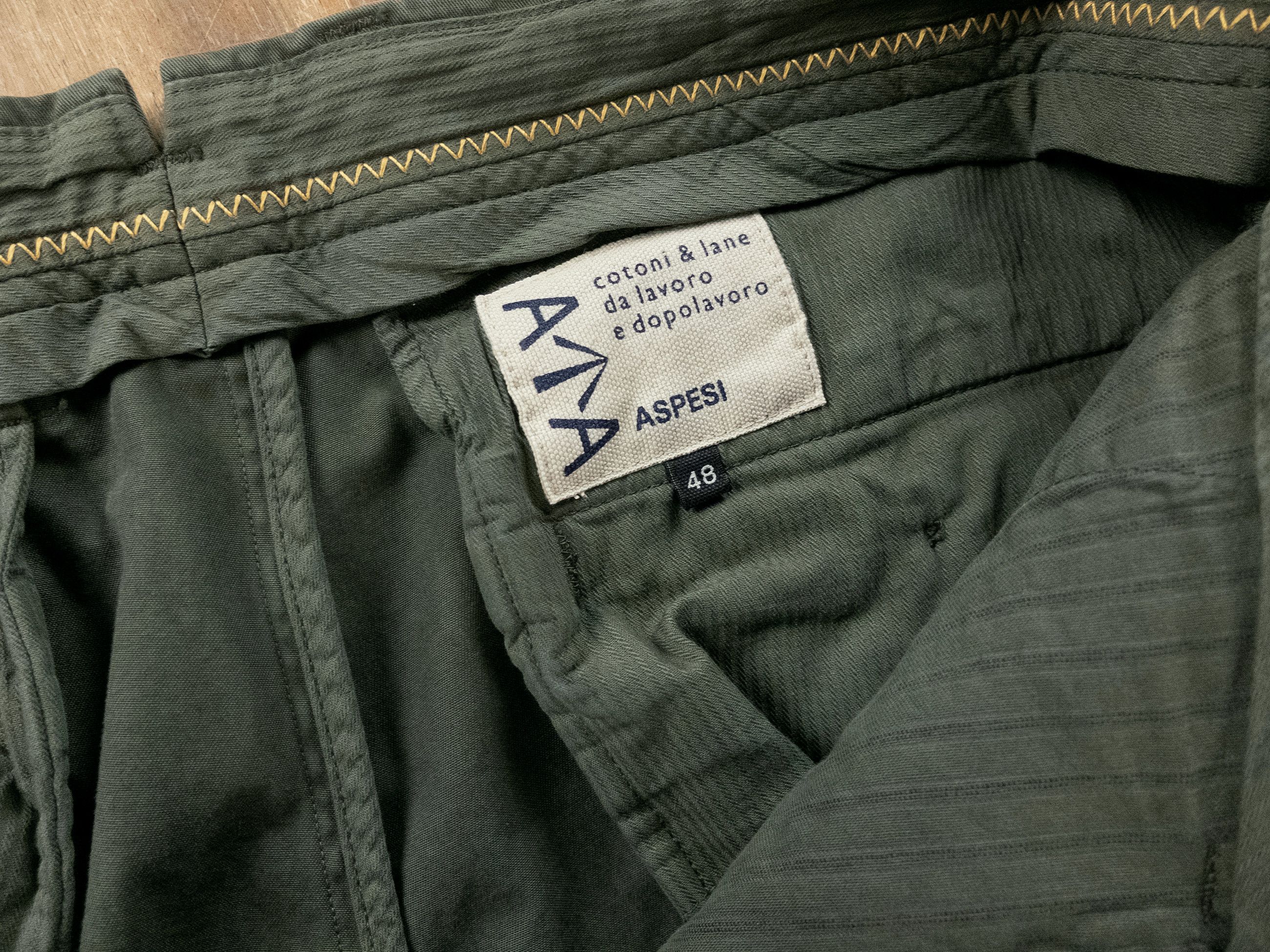 Aspesi ASPESI New Herman khaki green pants trousers Size 32 Size US 32 / EU 48 - 7 Thumbnail