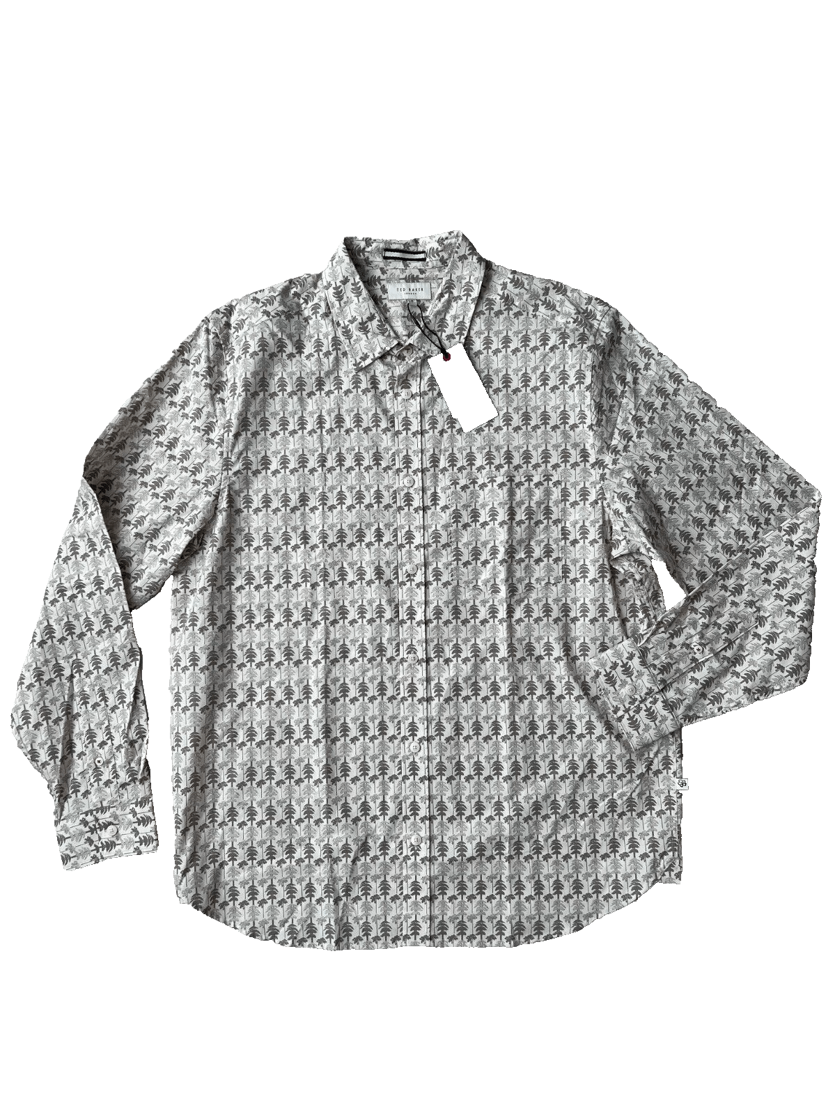 Ted Baker Ted Baker London Temple Tree Print Button Shirt ( 5 ) Size US XL / EU 56 / 4 - 4 Thumbnail