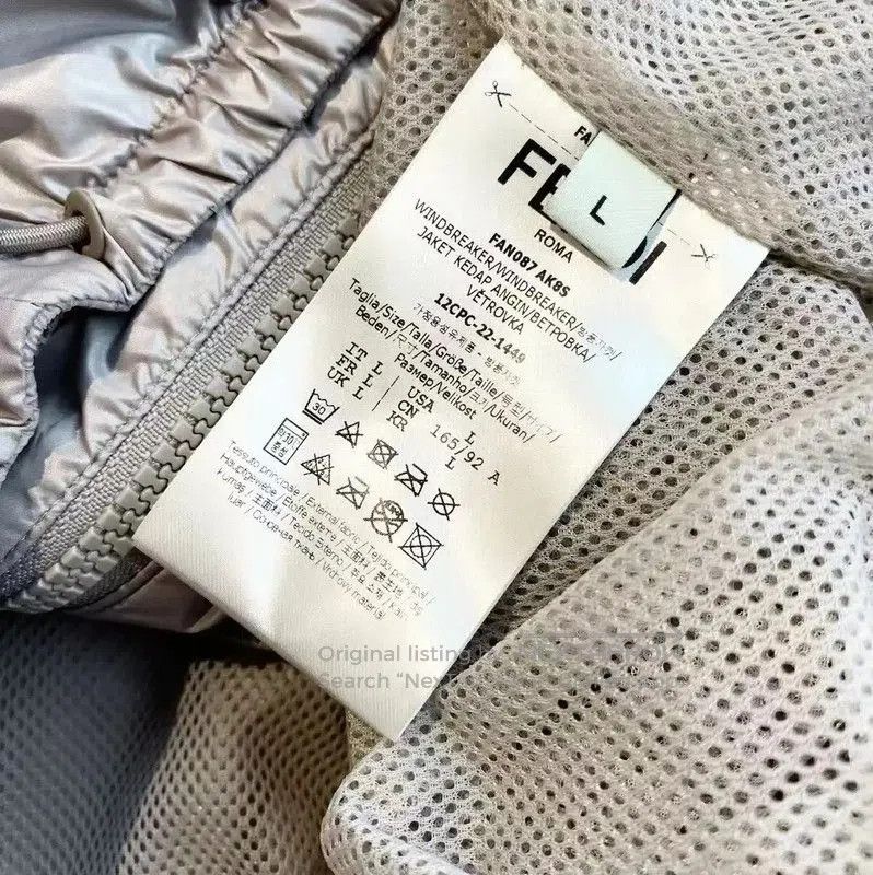 Fendi Fendi Champagne Nylon Women's Jacket . Size L / US 10 / IT 46 - 5 Thumbnail