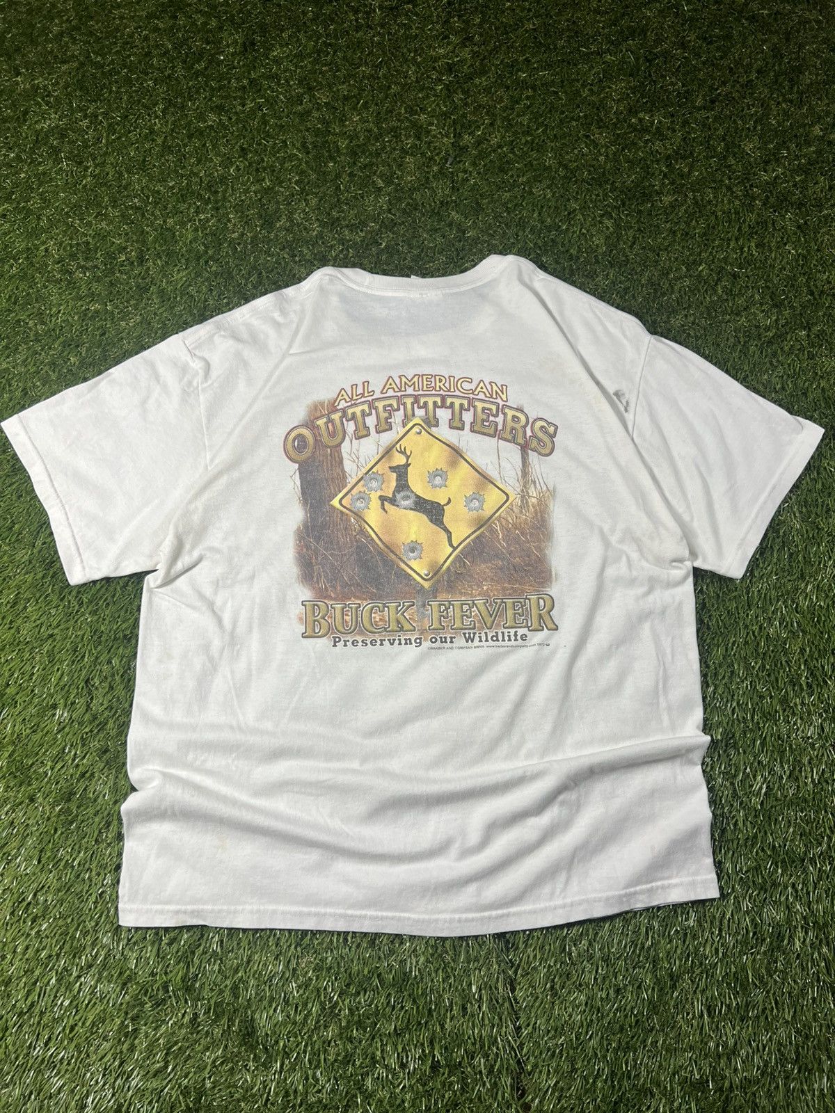Vintage Vintage Y2k American Deer Hunting Buckshot Shooting Fall Tee Size US L / EU 52-54 / 3 - 1 Thumbnail