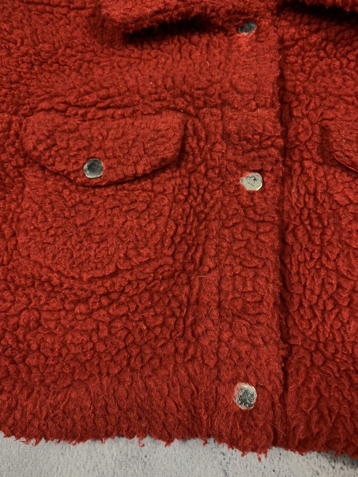 Japanese Brand × Vintage Vintage Y2K deep pile Teddy cropped jacket Japanese Size M / US 6-8 / IT 42-44 - 5 Thumbnail