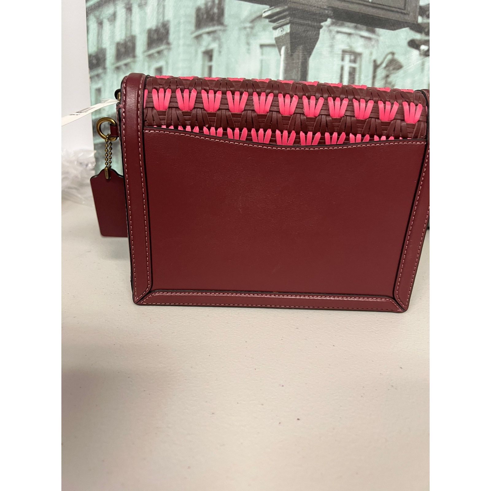 Coach Coach 613 Hutton Shoulder Bag With Weaving Size ONE SIZE - 2 Thumbnail
