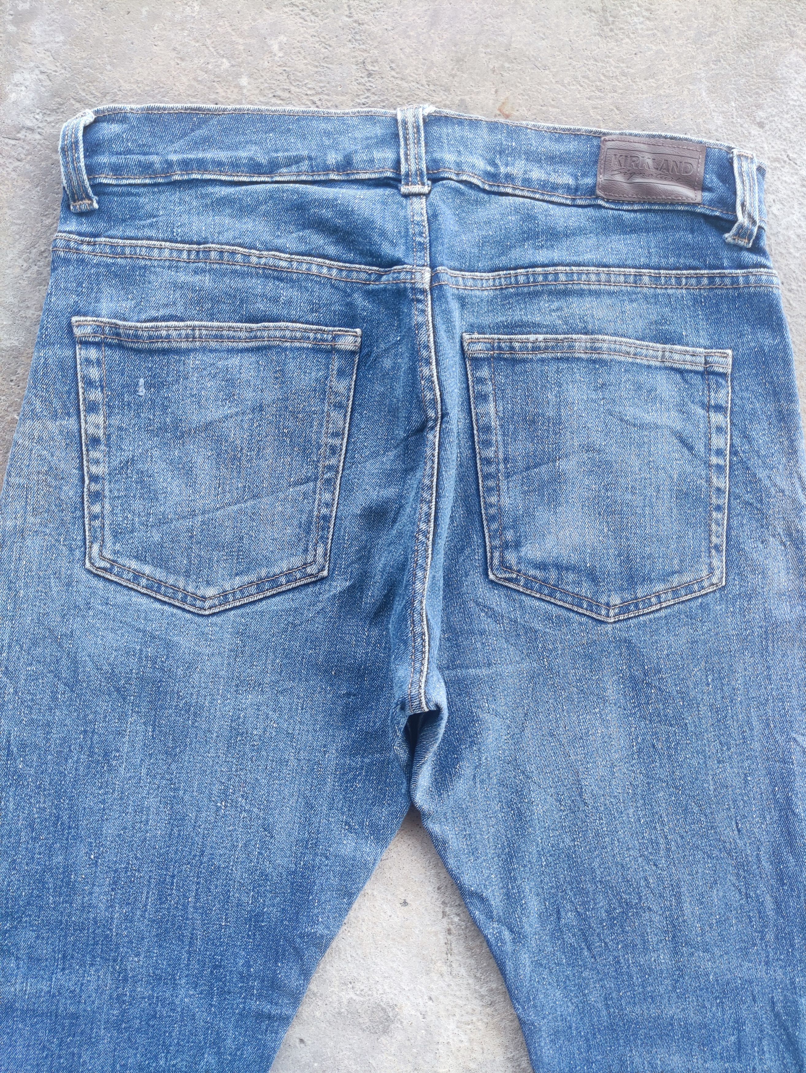 Kirkland Signature Vintage Kirkland Brand Distressed Faded Denim Pants Size US 33 - 10 Thumbnail