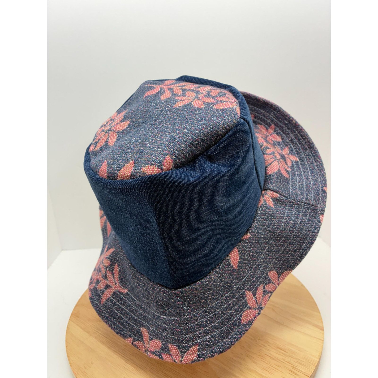 Other The Bloom — Upcycled Denim & Floral Sparkle Bucket Hat Size ONE SIZE - 5 Thumbnail