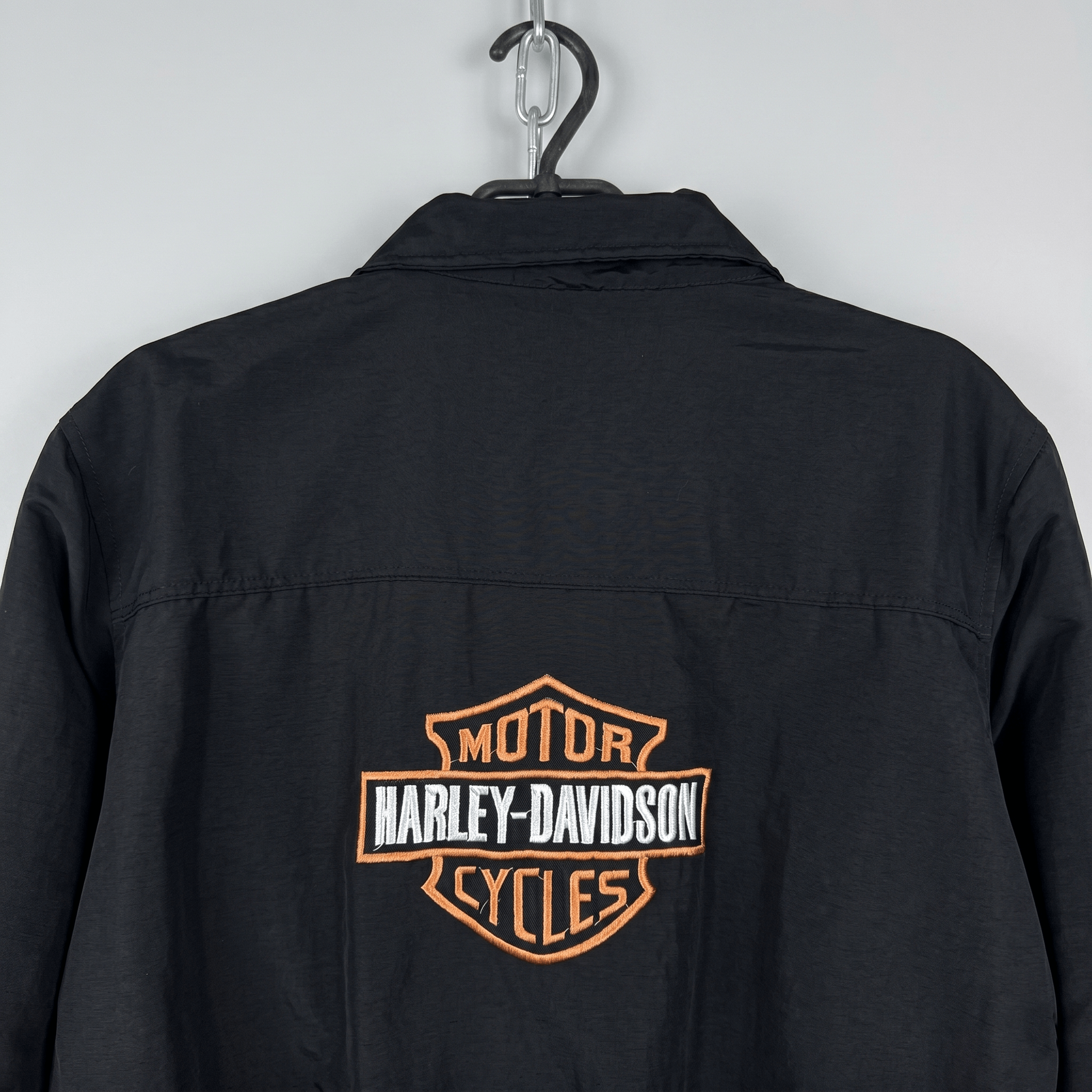Harley Davidson RARE 90s Harley Davidson Bomber Jacket Racing Streetwear Size US XXL / EU 58 / 5 - 4 Thumbnail
