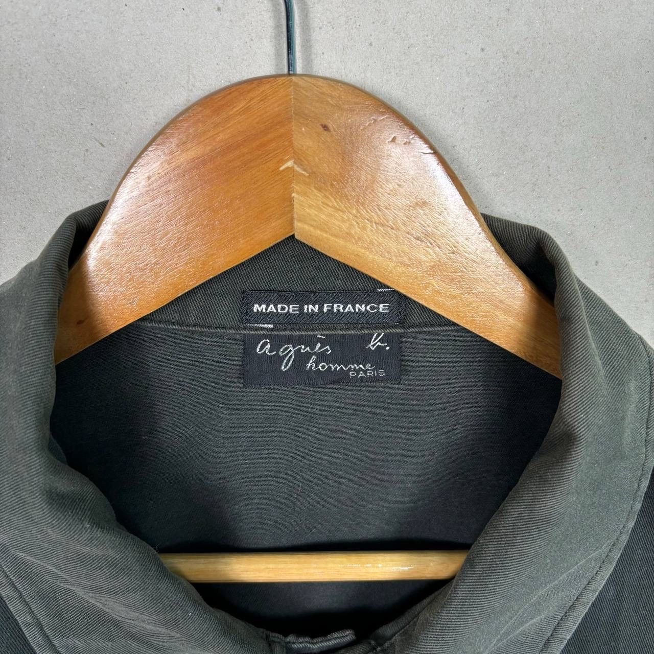 agnes b. Vintage Agnes B. Homme Black Cotton Work Chore Jacket Size US L / EU 52-54 / 3 - 7 Thumbnail