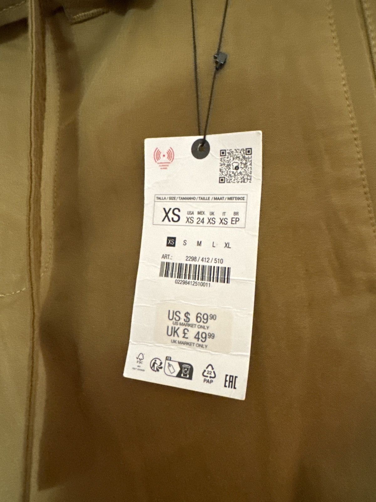 Nordstrom × Zara Zara Size 26" / US 2 / IT 38 - 2 Thumbnail