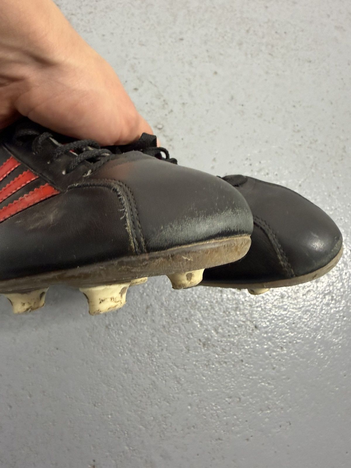 Adidas Vintage Adidas 1975 Leeds Peter Lorimer Soccer Boots Size US 8.5 / EU 41-42 - 14 Thumbnail