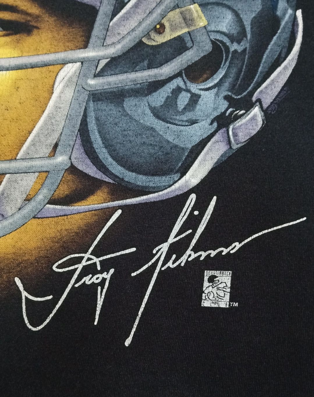 NFL × Salem Sportswear × Vintage Vintage 90s NFL Dallas Cowboys Troy Aikman T-shirt Size US XXL / EU 58 / 5 - 10 Thumbnail
