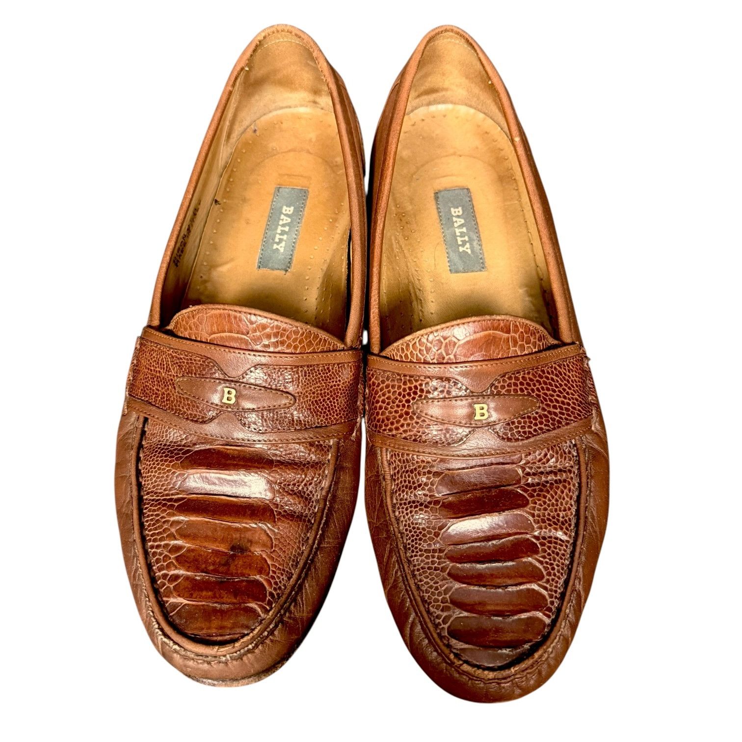Bally Vintage Bally Italy Ostrich Leg Loafers Mens 9.5 D Shoes Size US 9.5 / EU 42-43 - 2 Thumbnail