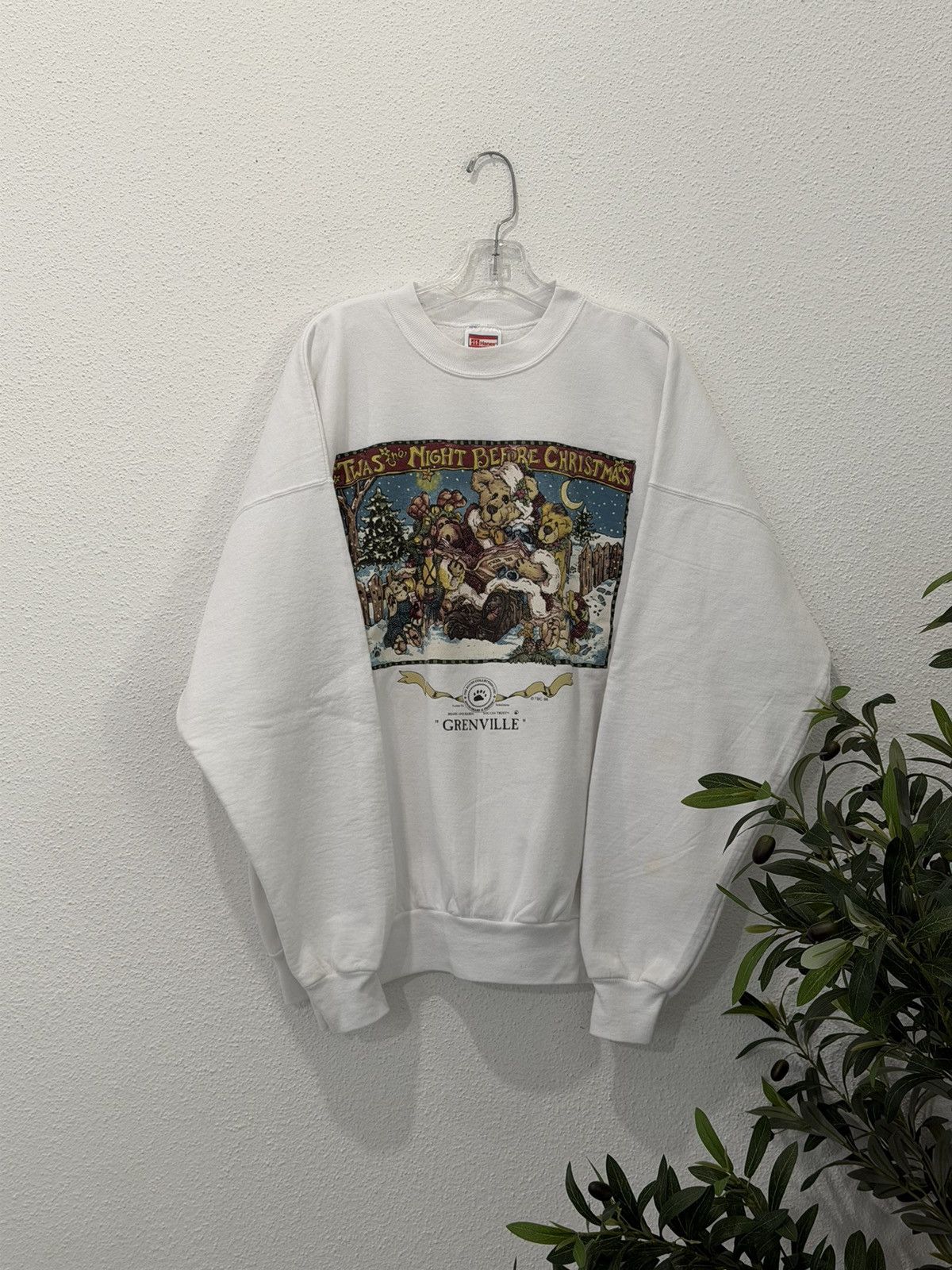 Hanes Vintage 1998 “Twas The Night Before Christmas” Crewneck XXL Size US XXL / EU 58 / 5 - 9 Thumbnail