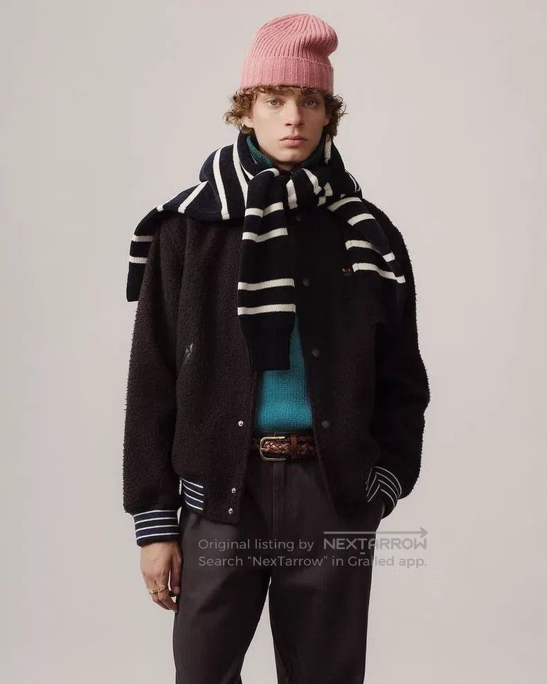 Aime Leon Dore Aime Leon Dore Wool Baseball Jacket Size US L / EU 52-54 / 3 - 3 Thumbnail