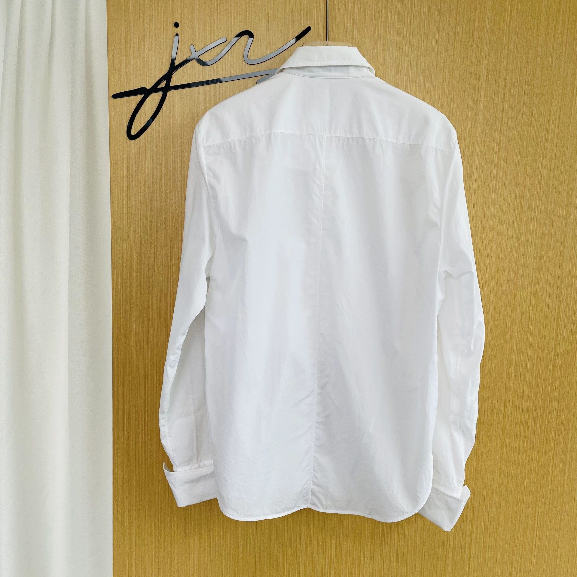 Dior DIOR Women's White Cotton Poplin Bee Logo LS Shirt 36 99New Size XS / US 0-2 / IT 36-38 - 2 Thumbnail