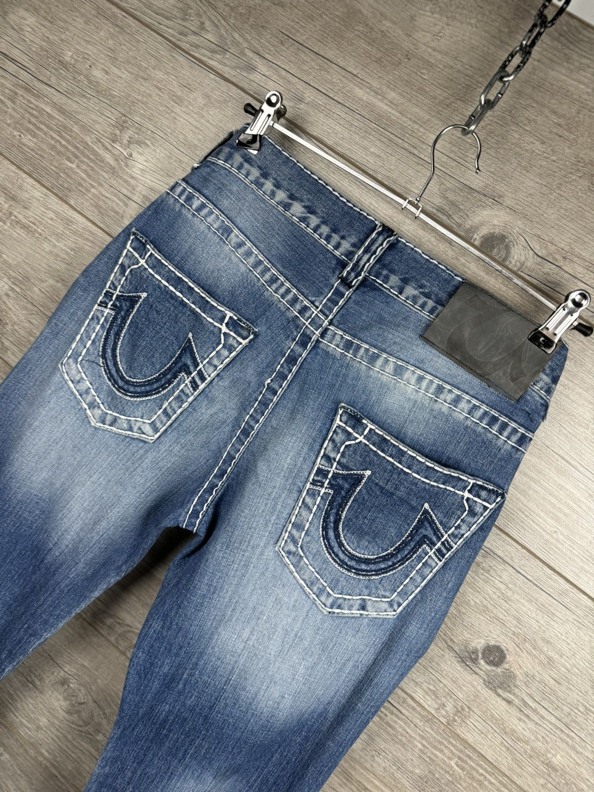 TRUE RELIGION VINTAGE BIG LOGO Y2K JAPANESE JEANS SIZE 33