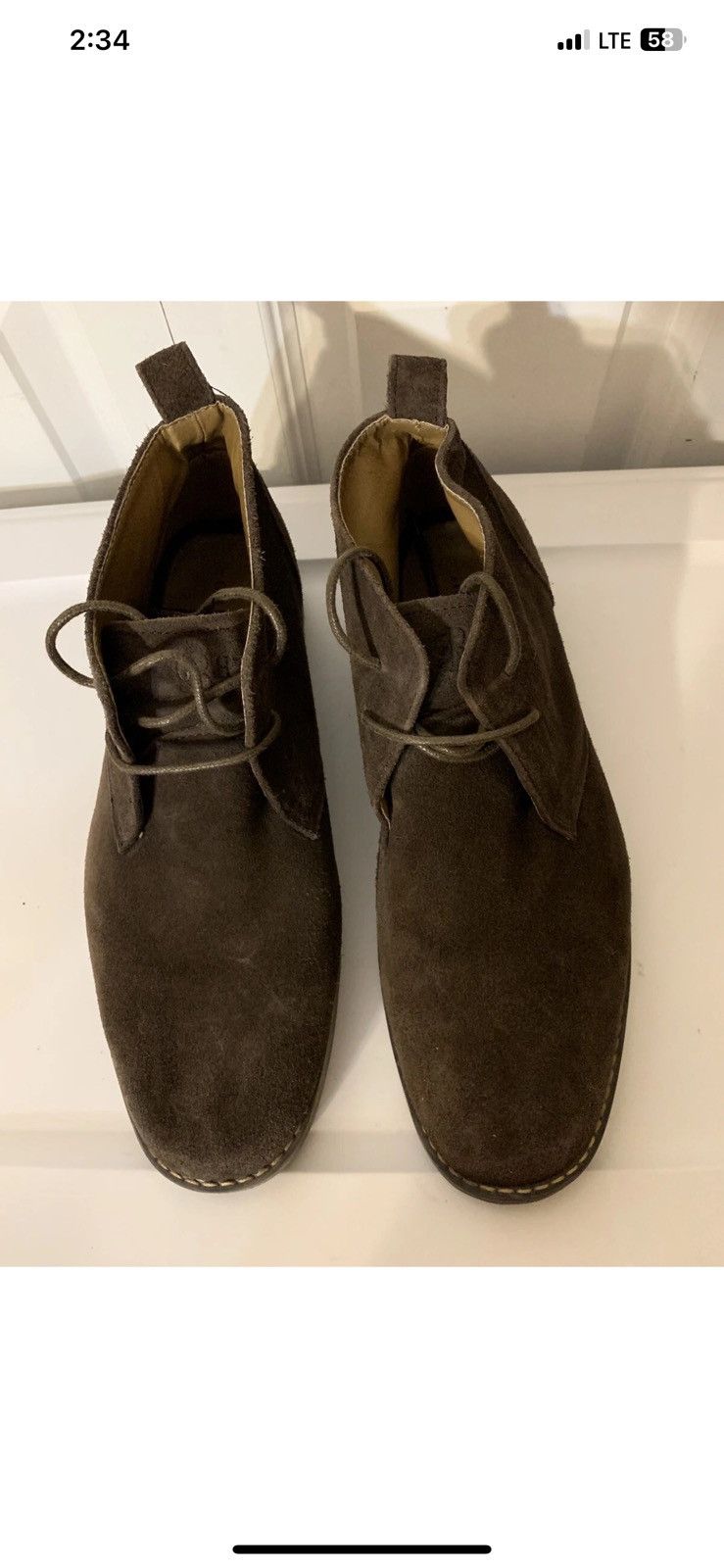 G.H. Bass & Co. GH BASS Boots Mens 11.5D Pearce Brown Chukka Hipster Lace Size US 11.5 / EU 44-45 - 5 Thumbnail