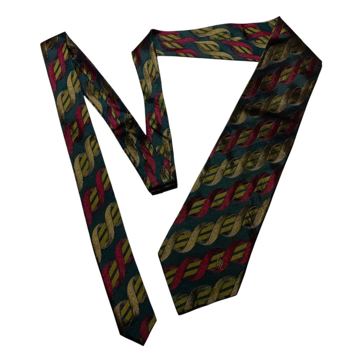 Balenciaga Vintage Balenciaga Silk Tie Size ONE SIZE - 1 Thumbnail
