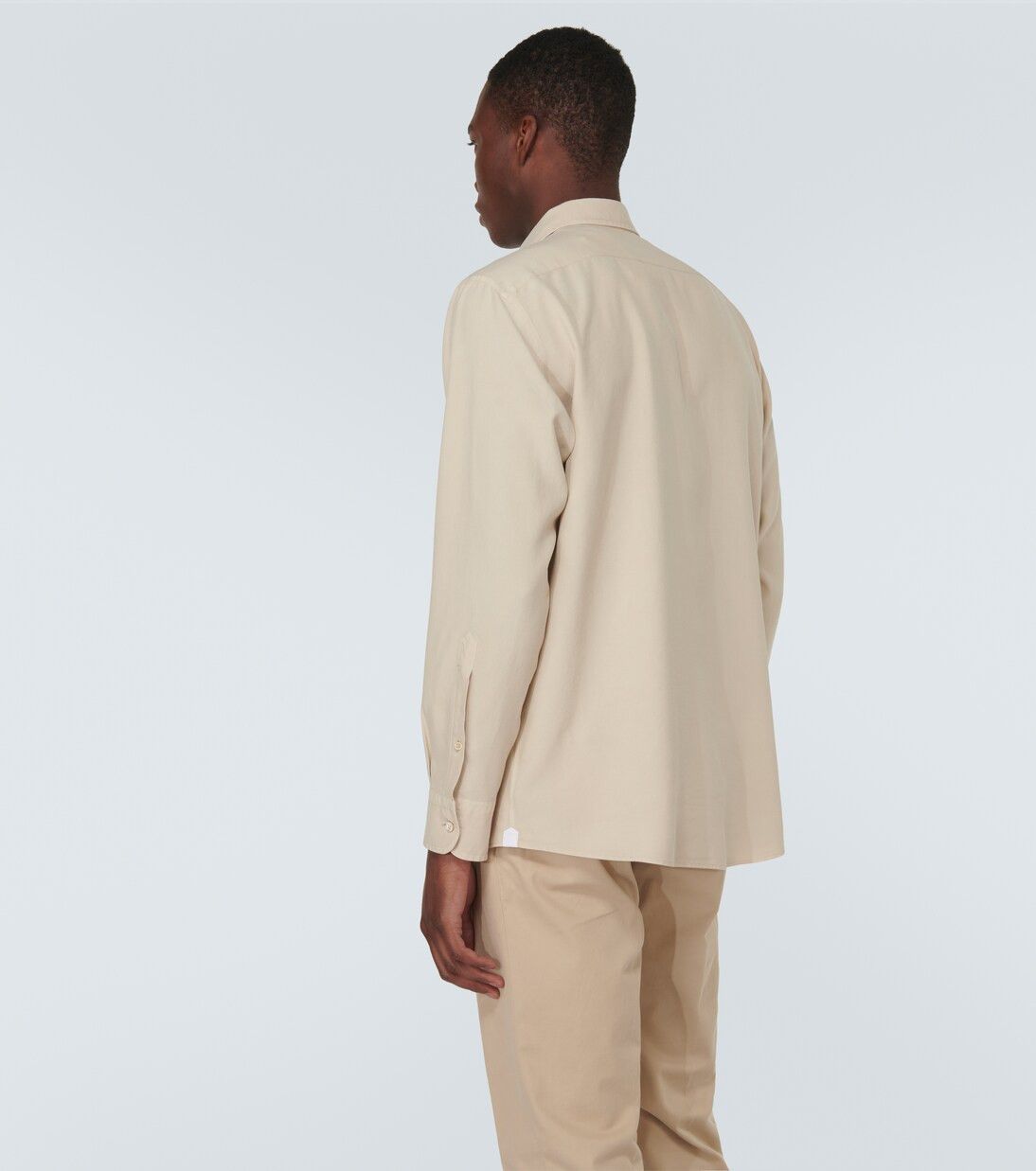 Ermenegildo Zegna o1s1rm0325 RUDX42A7 Shirt in Beige Size US L / EU 52-54 / 3 - 4 Thumbnail