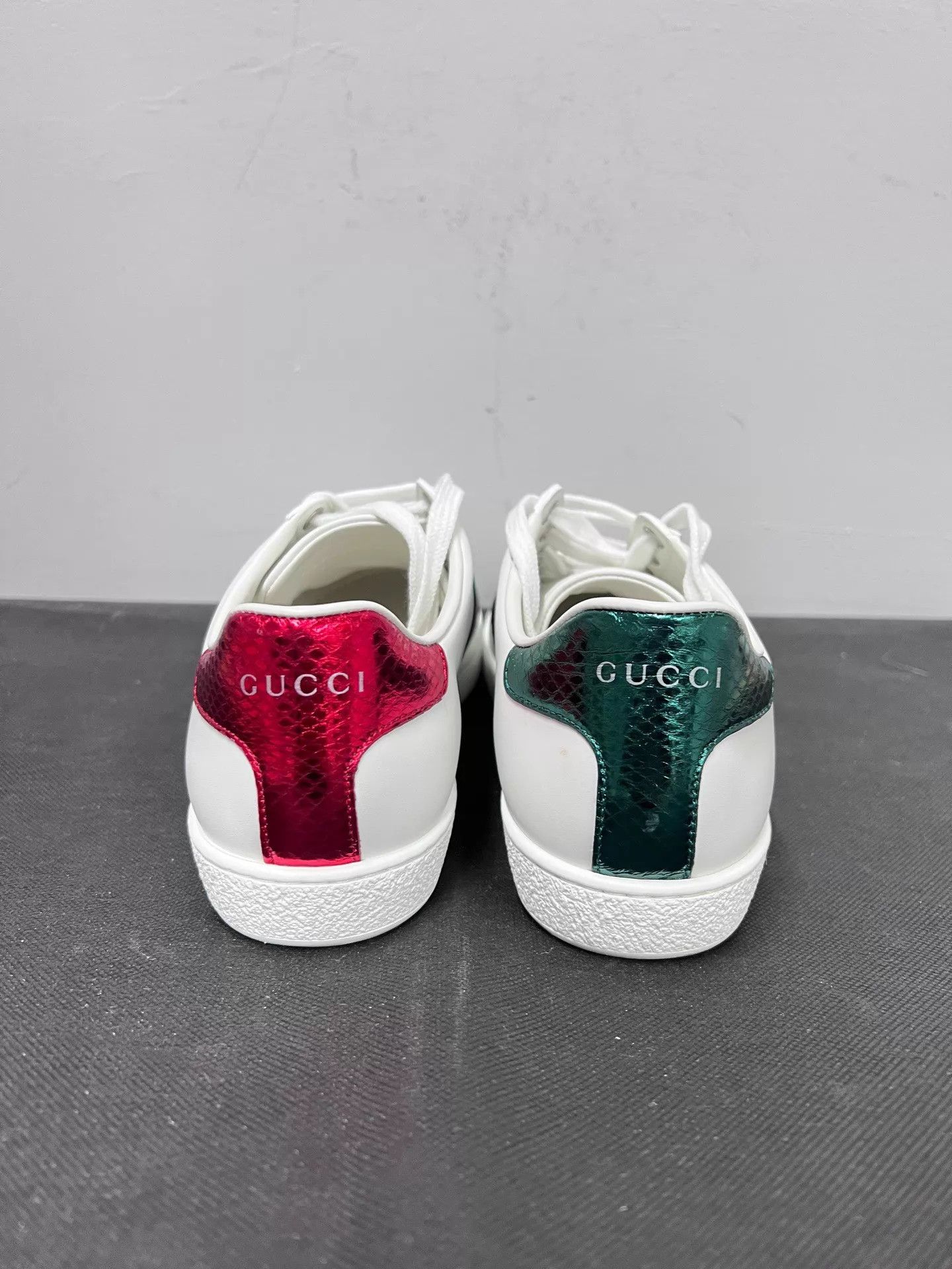 Gucci Gucci Ace Heart White Sneakers 36.5 New Full Set Size US 6 / IT 36 - 3 Thumbnail