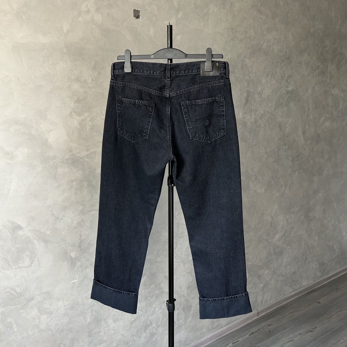 R13 R13 Cuffed Romeo Jeans Onyx Black 29 Size 29" - 1 Thumbnail