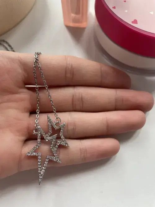 Japanese Brand × Jewelry Double Star Necklace Size ONE SIZE - 3 Thumbnail